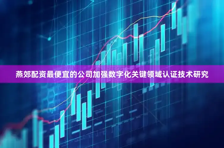 燕郊配资最便宜的公司加强数字化关键领域认证技术研究