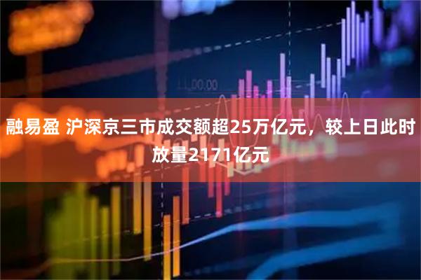 融易盈 沪深京三市成交额超25万亿元，较上日此时放量2171亿元