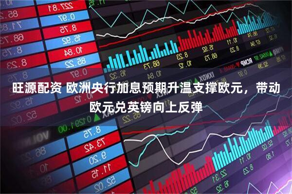旺源配资 欧洲央行加息预期升温支撑欧元，带动欧元兑英镑向上反弹